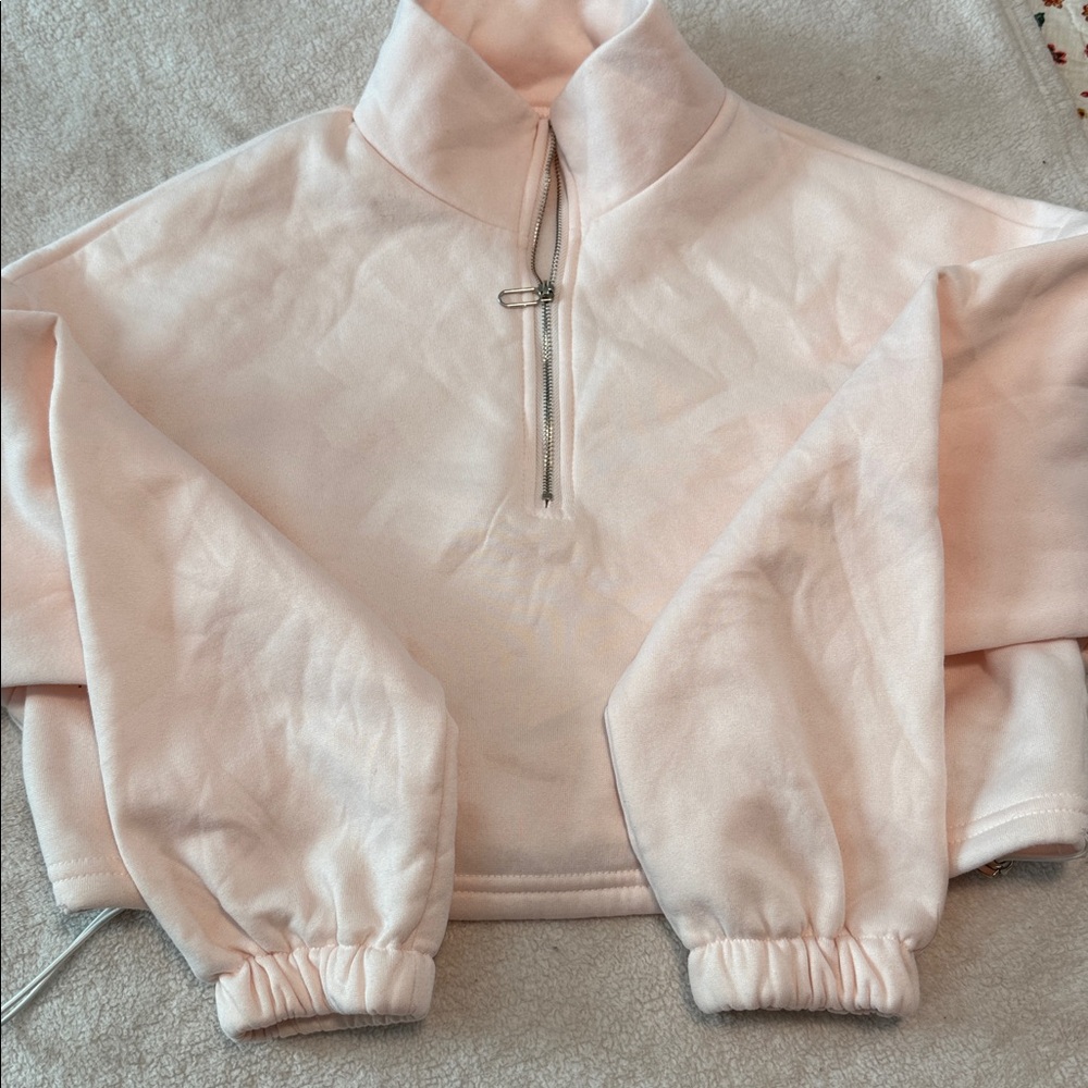 SHEIN Soft Pink Pullover